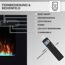 Elektrokamin mit Fernbedienung