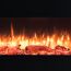 Elektrischer Kamin mit Flammen