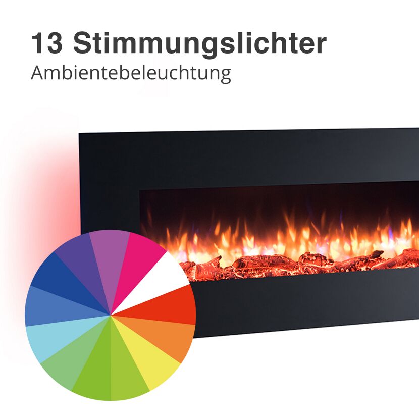 Elektrokamin mit Farbwahl