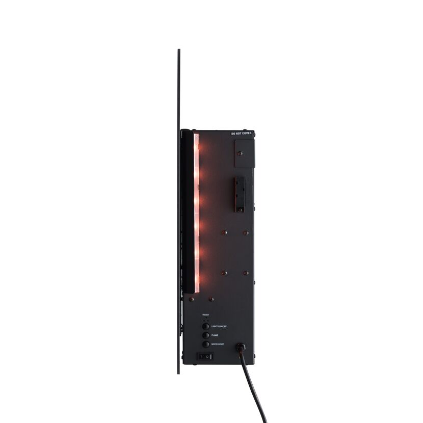 Elektrokamin Rückansicht