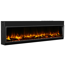 Verkleinertes Bild von Elektro-Einbaukamin 'Amazona 80' schwarz 2000 W, Wifi 3D-Flammeneffekt Fernbedienung 203,2 x 56 x 21 cm