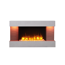 Verkleinertes Bild von Elektro-Standkamin 'Elis' betongrau 2000 W, 3D-Flammeneffekt Fernbedienung 110 x 73,3 x 24 cm