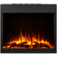 Verkleinertes Bild von Elektro-Einbaukamin 'Costas' schwarz 2000 W, Wifi 3D-Flammeneffekt Fernbedienung 87,1 x 75,5 x 25,3 cm