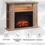 Elektrischer Kamin mit Holzoptik