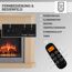 Elektrokamin mit Fernbedienung