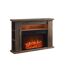 Elektrischer Kamin mit Holzoptik und Flammen