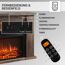 Elektrokamin mit Fernbedienung