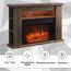 Elektrischer Kamin mit Holzoptik