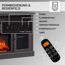 Elektrokamin mit Fernbedienung