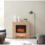 Elektrischer Kamin mit Holzscheiten