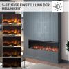 Elektrokamin mit fünf Helligkeitsstufen