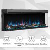 Elektrischer Kamin mit Deko-Holz