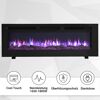 Elektrokamin mit lila Flammen