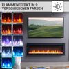 Elektrokamin mit verschiedenen Flammenfarben
