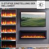 Elektrokamin mit fünf Helligkeitsstufen
