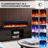 Elektrokamin mit verschiedenen Flammenfarben