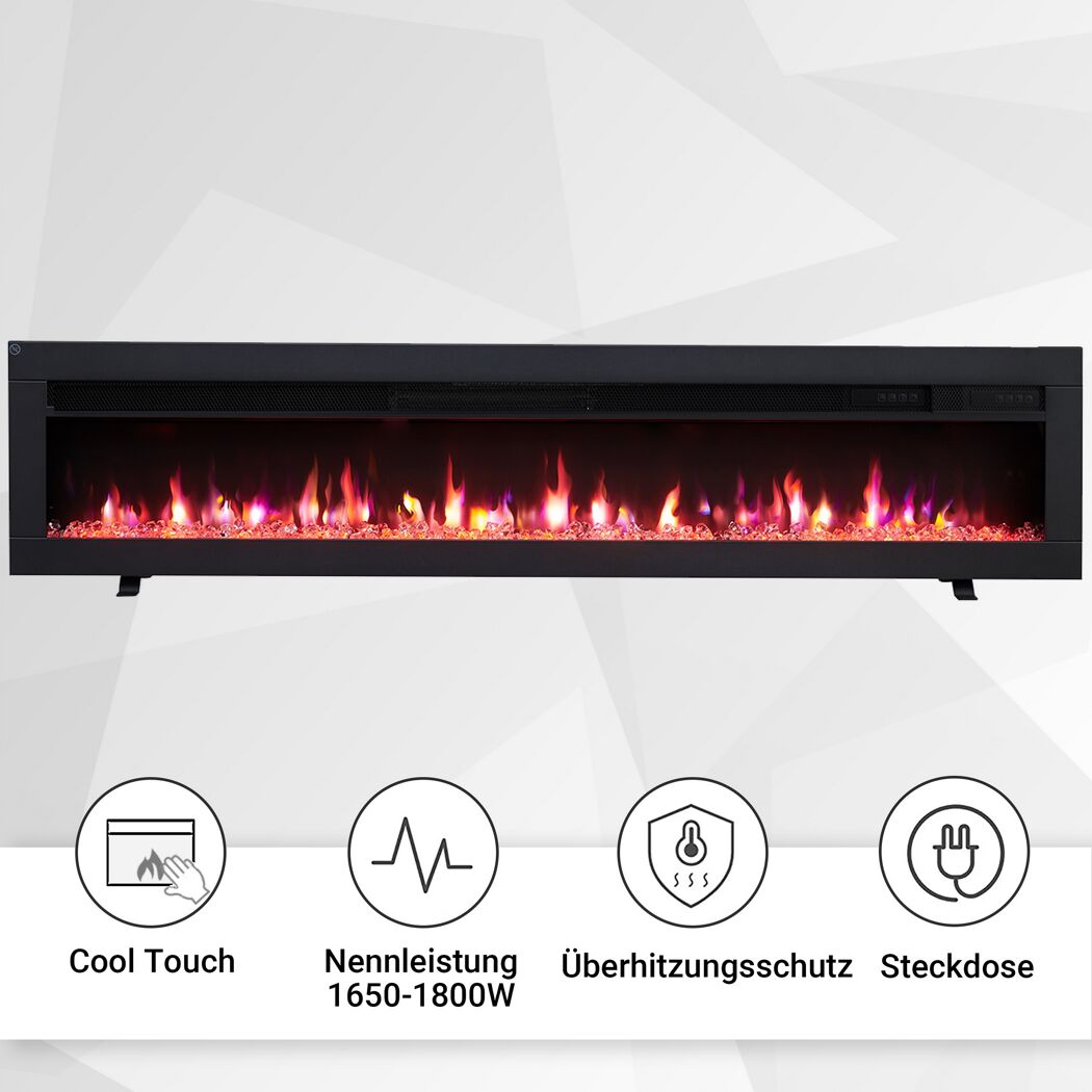 Elektrokamin 'Agnes 60' schwarz 1,8 kW