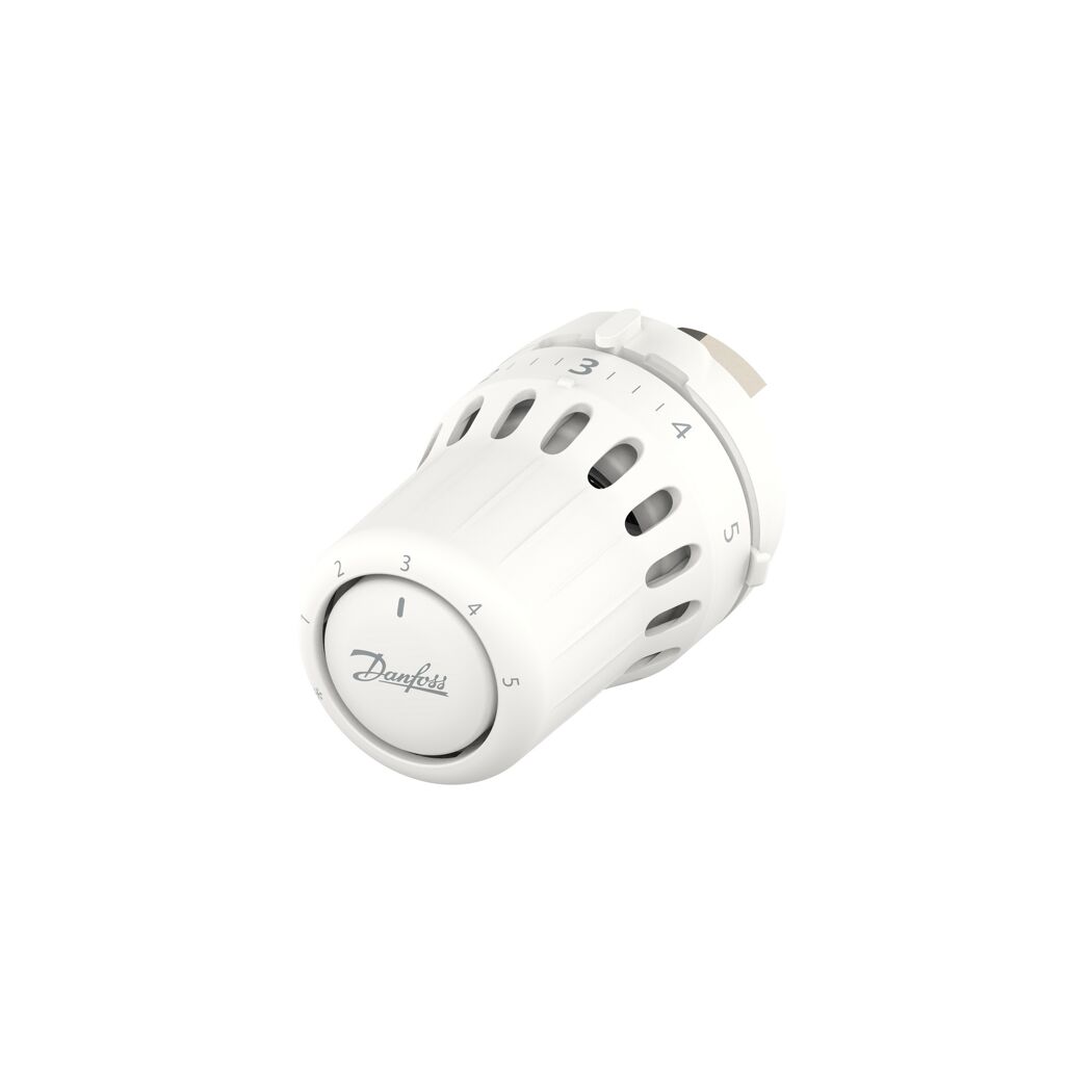 Weißer Heizkörperthermostat Danfoss