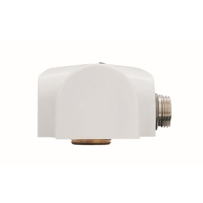 Weißer Heizkörperthermostat