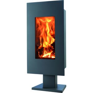 Kaminofen 'Osaka' schwarz/metallic 8 kW
