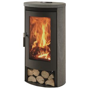 Kaminofen 'Baia Soap' schwarz/metallic 8 kW