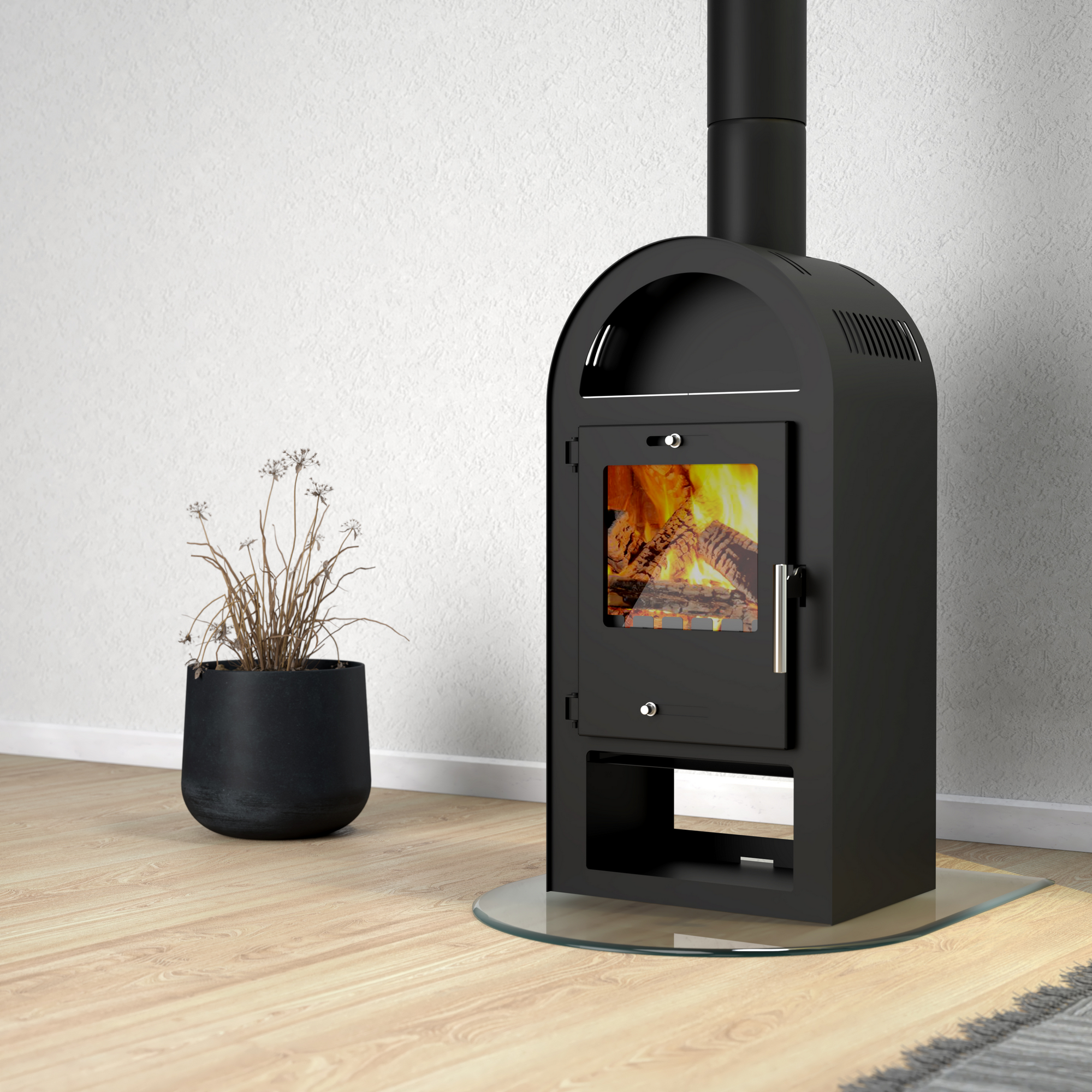 Kaminofen 'Magna 3.0' Stahl schwarz 7 kW + product picture