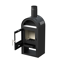 Kaminofen 'Magna 3.0' Stahl schwarz 7 kW