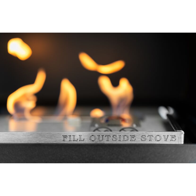 Bioethanolofen Aduro B1 mit Flammen