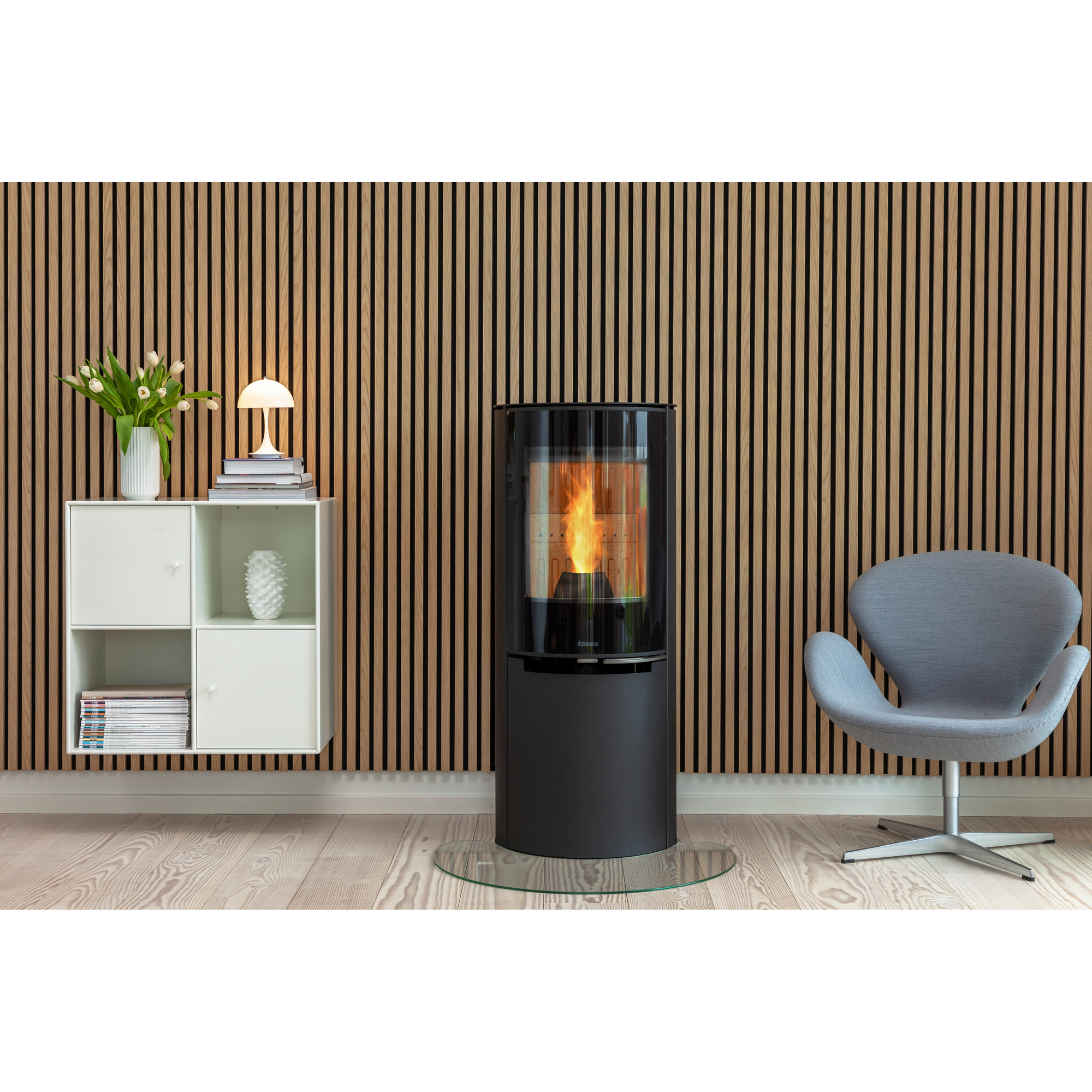 Hybridofen 'H4 Lux' Stahl 6,8-7 kW + product picture