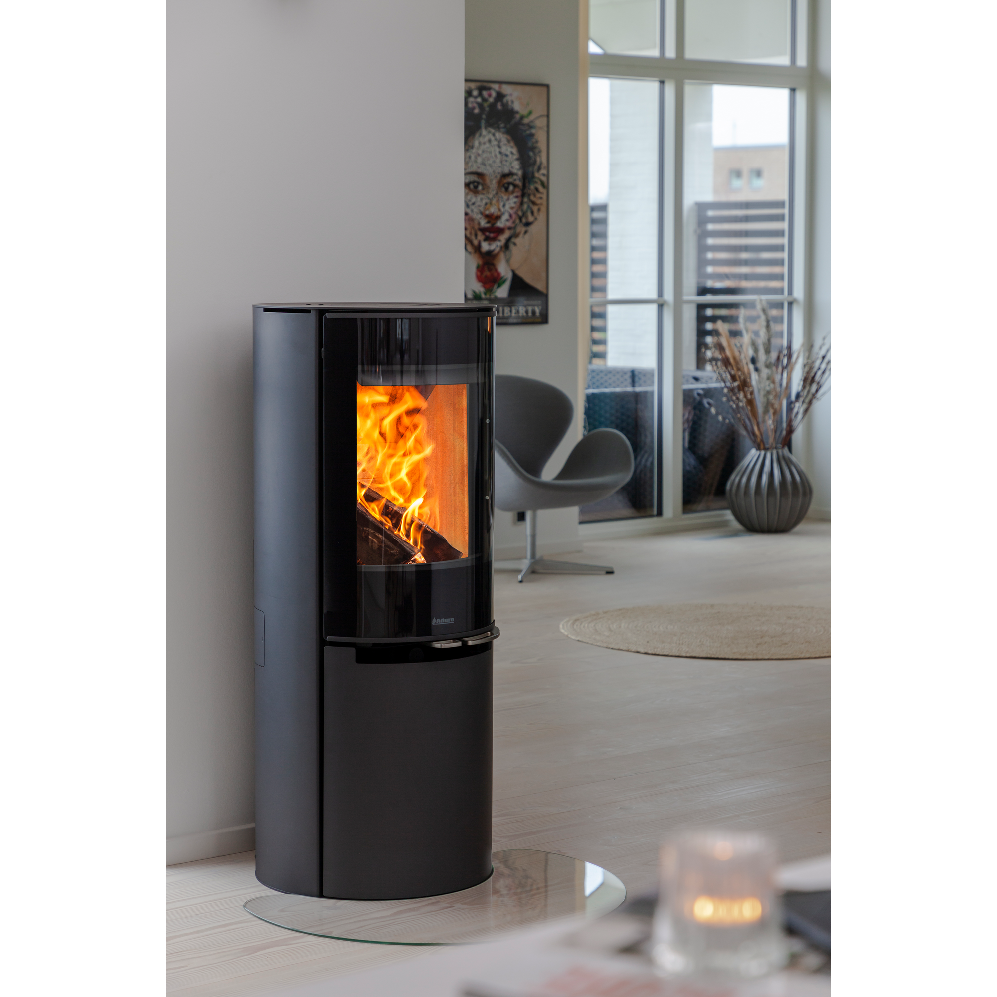 Hybridofen 'H4 Lux' Stahl 6,8-7 kW + product picture