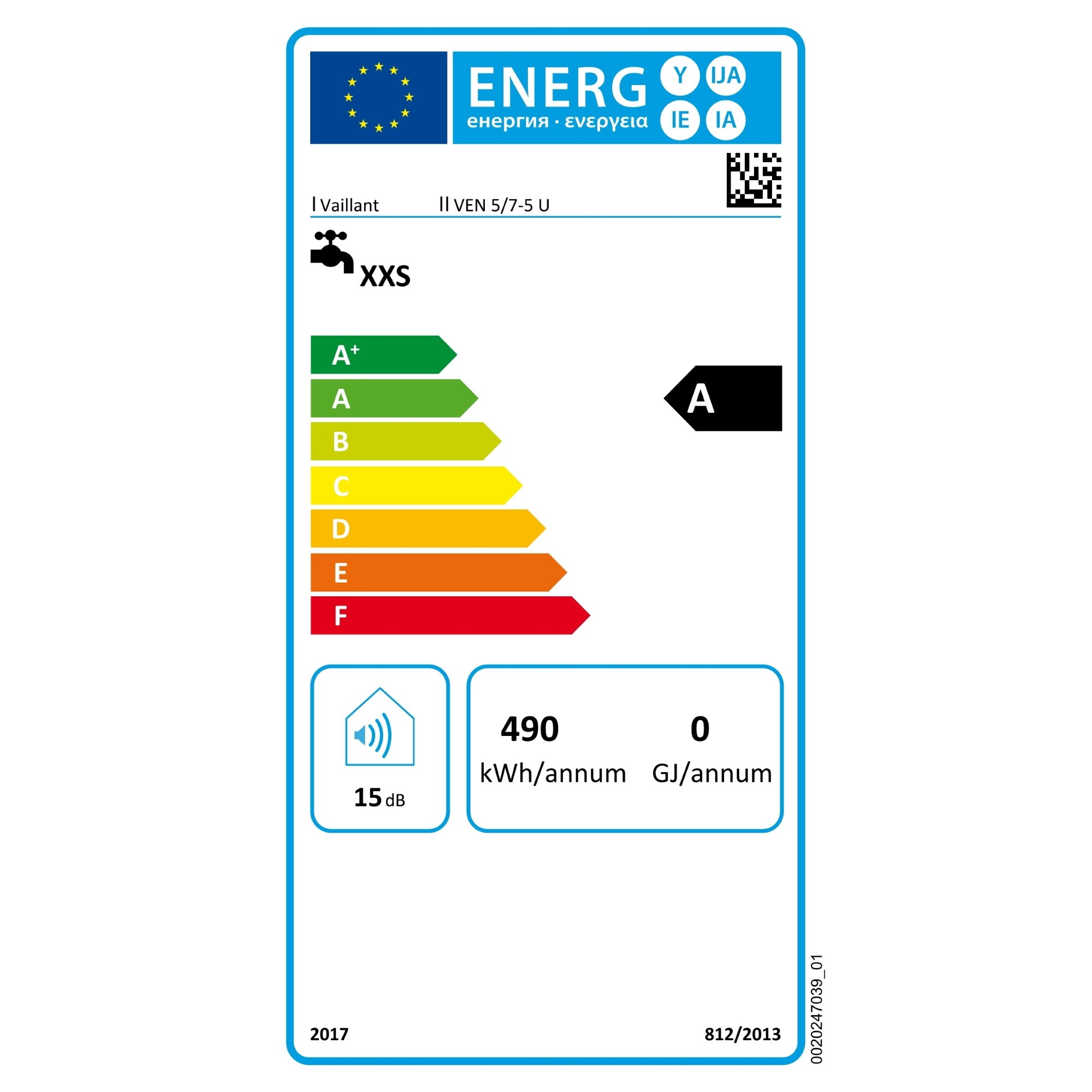 Kleinspeicher 'VEN 5/7-5 U plus' 5 l + product picture