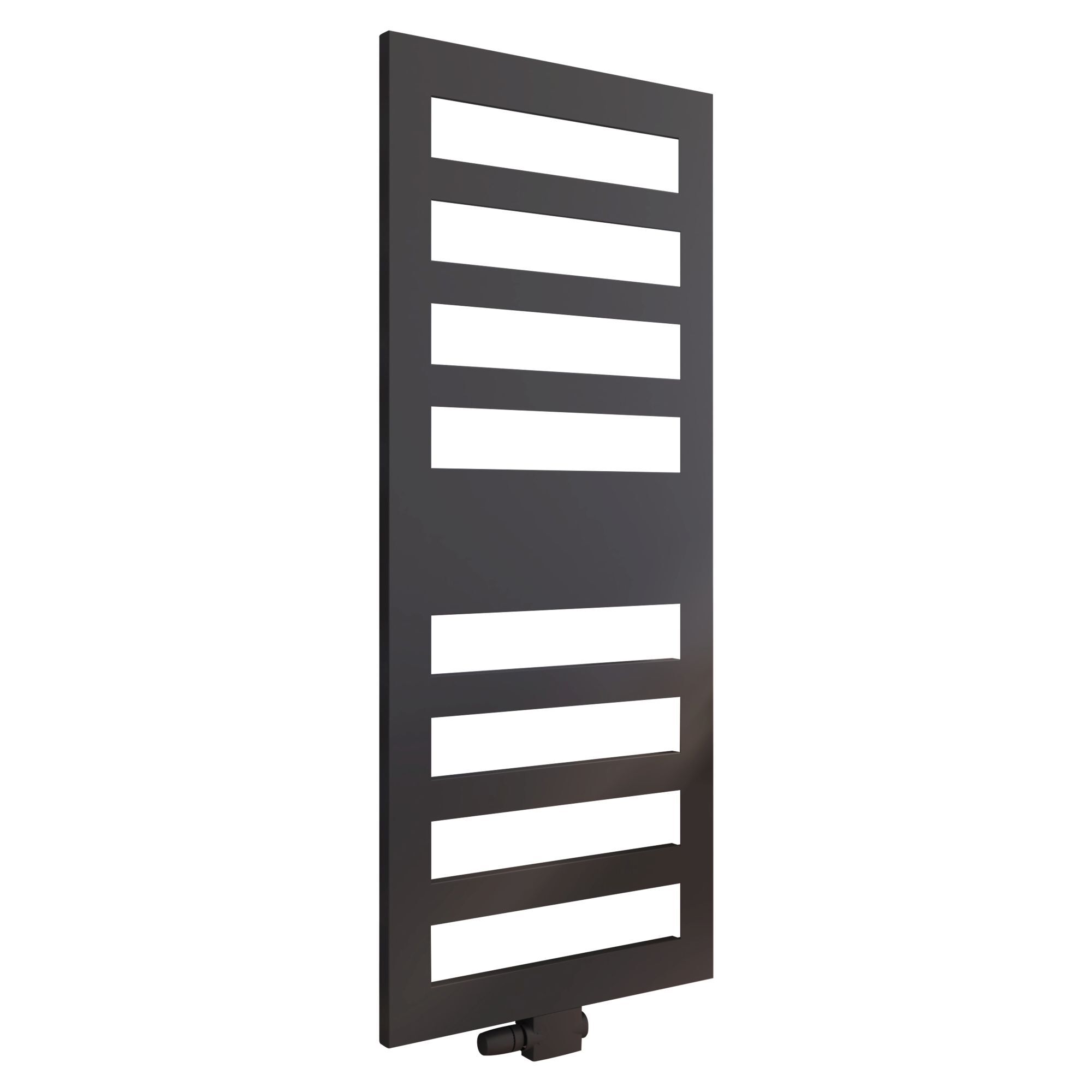 Schwarzer Handtuchheizkörper