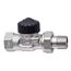 Thermostatventil-Set 1/2" vernickelt