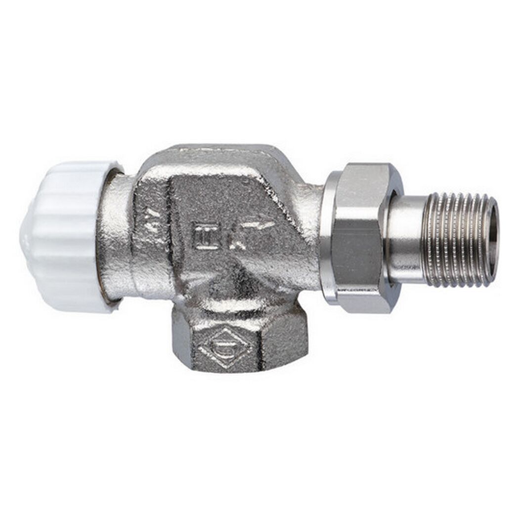 Thermostat-Ventilunterteil in Axialform 1/2 Zoll