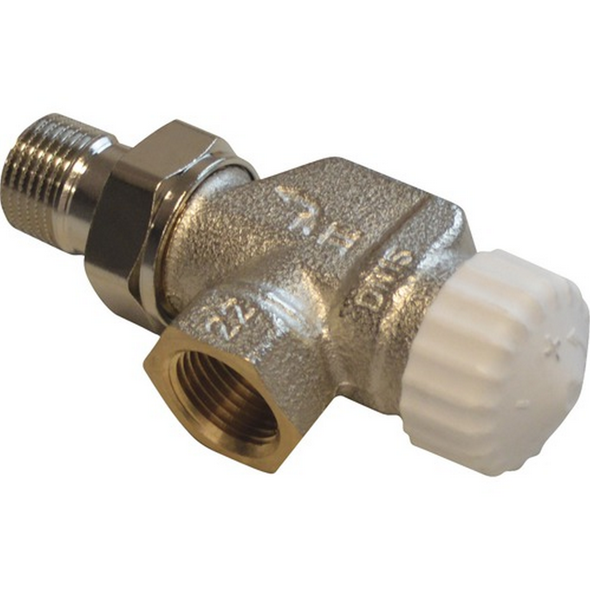 Thermostat-Ventilunterteil in Axialform 1/2 Zoll
