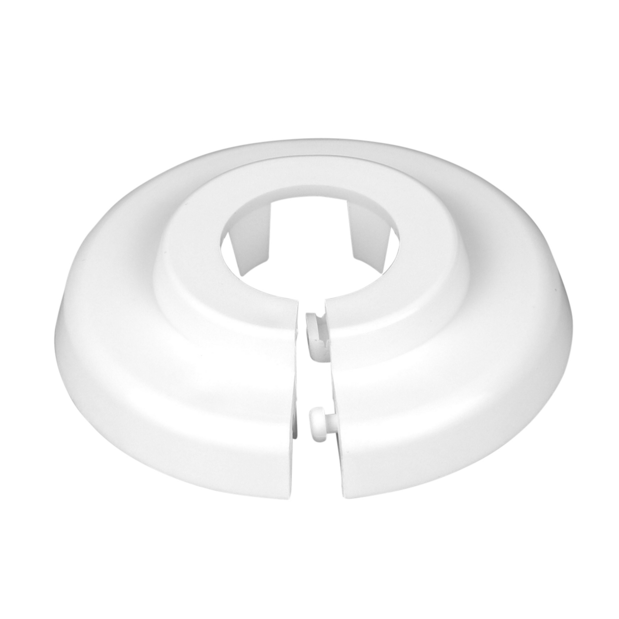 Klapprosette weiß Ø 15 mm 2 Stück