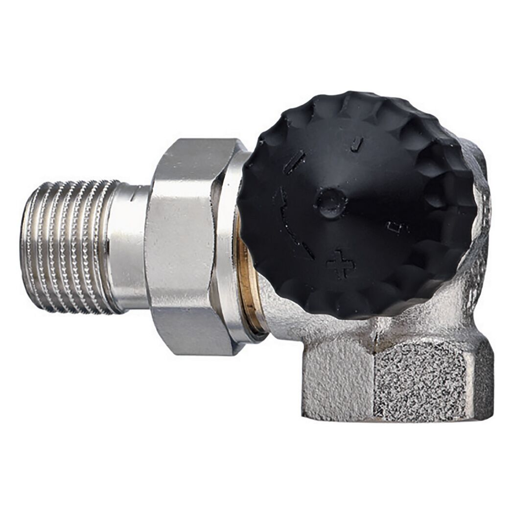 Thermostat-Eck-Ventilunterteil 1/2 Zoll