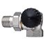 Thermostat-Eck-Ventilunterteil 1/2 Zoll