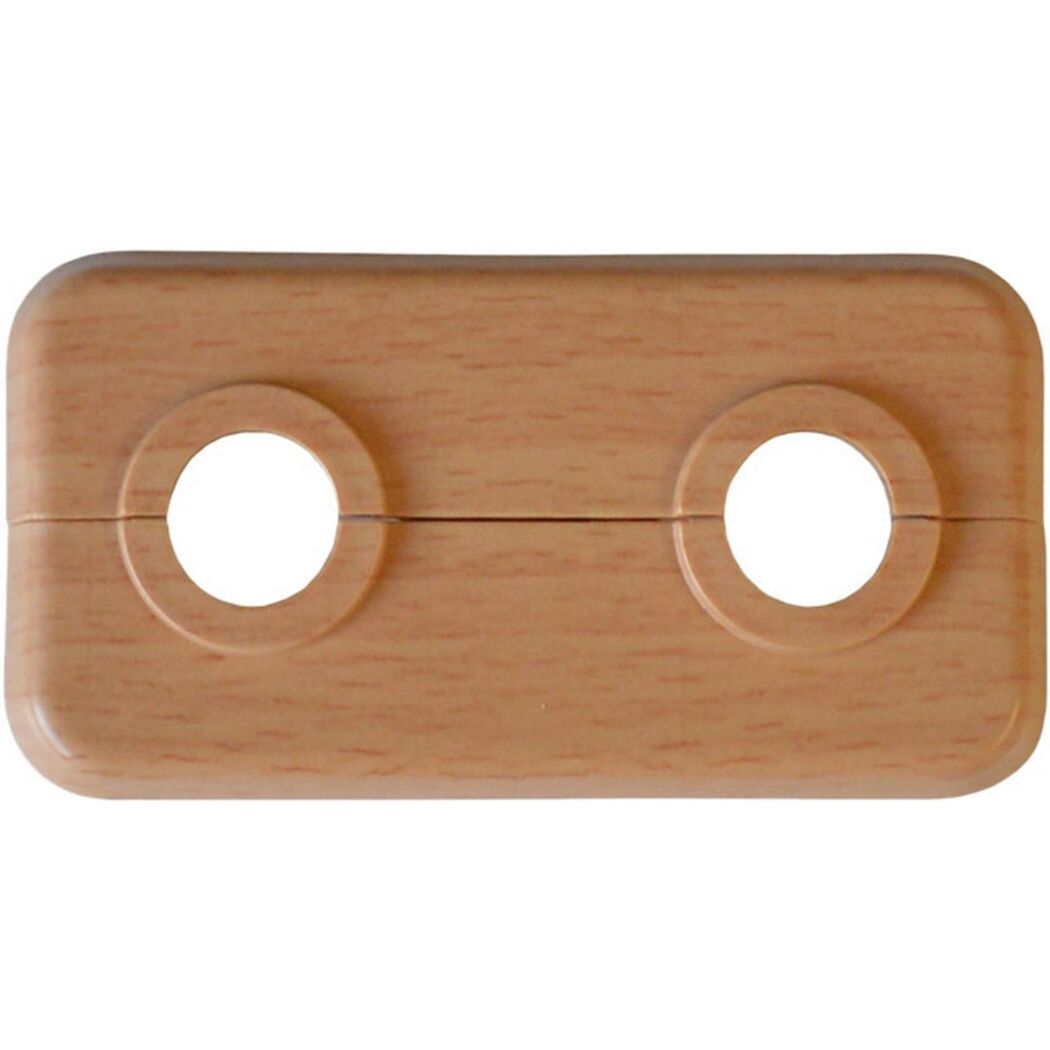 Doppelklapprosette buchefarben Ø 15 x 50 mm 1 Stück