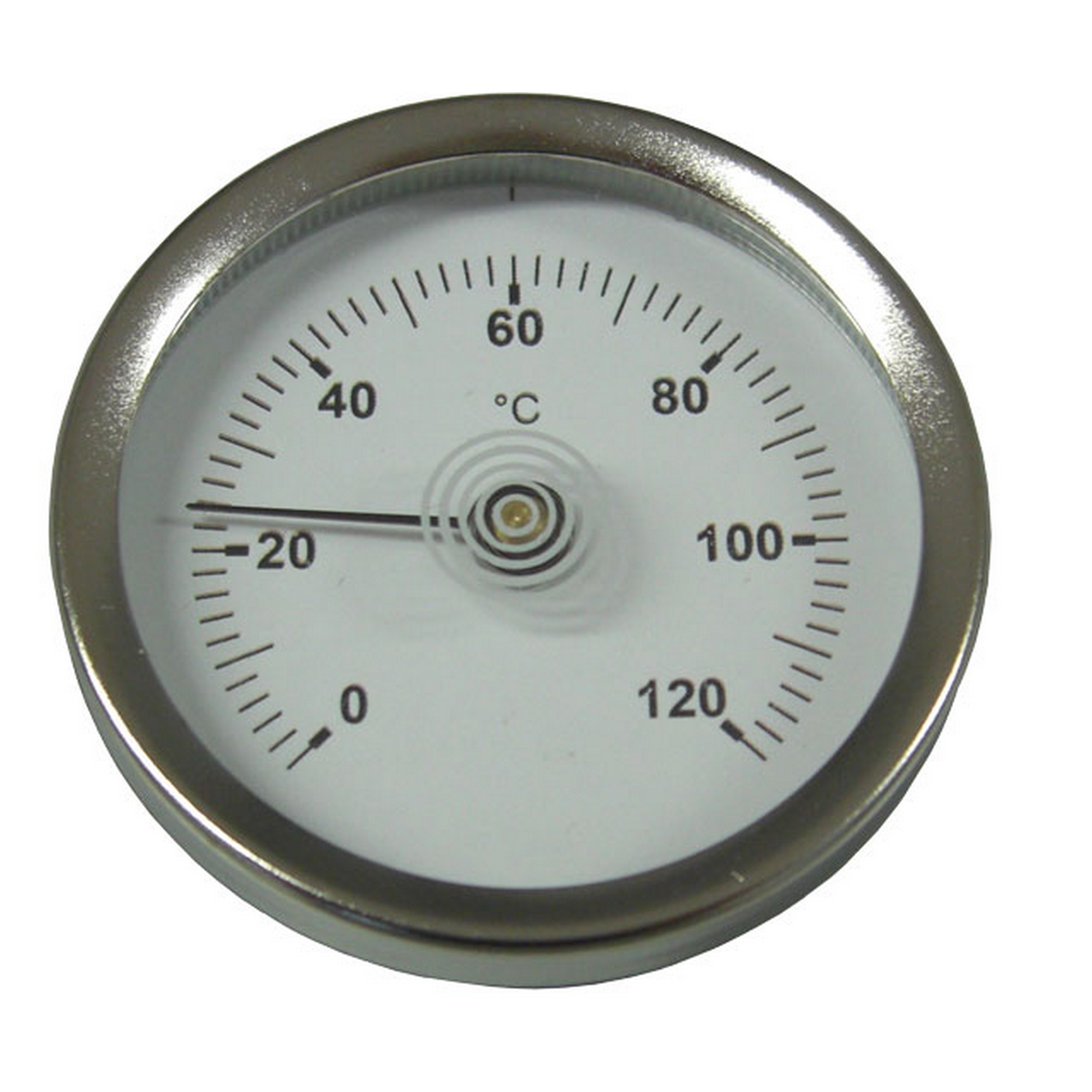 Anlagethermometer Stahl/Kunststoff 63 mm