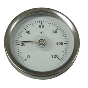 Anlagethermometer Stahl/Kunststoff 63 mm