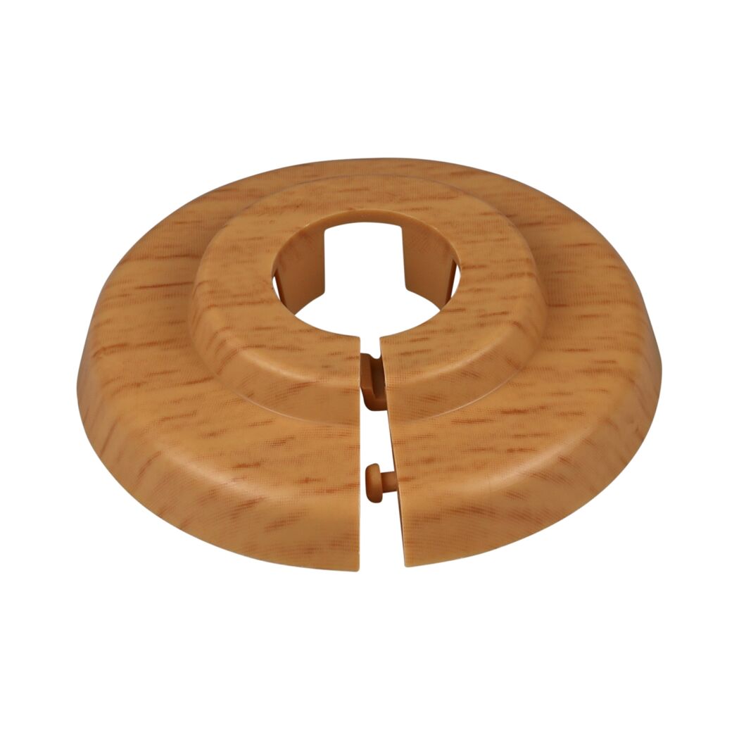 Klapprosette buchefarben Ø 18 mm 2 Stück