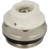 Entlüftungsstopfen vernickelt 1/4" 5 mm mit Sattel