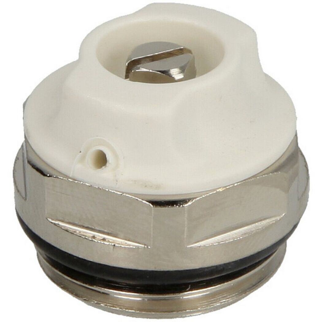 Entlüftungsstopfen vernickelt 1/4" 5 mm mit Sattel