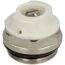 Entlüftungsstopfen vernickelt 1/4" 5 mm mit Sattel