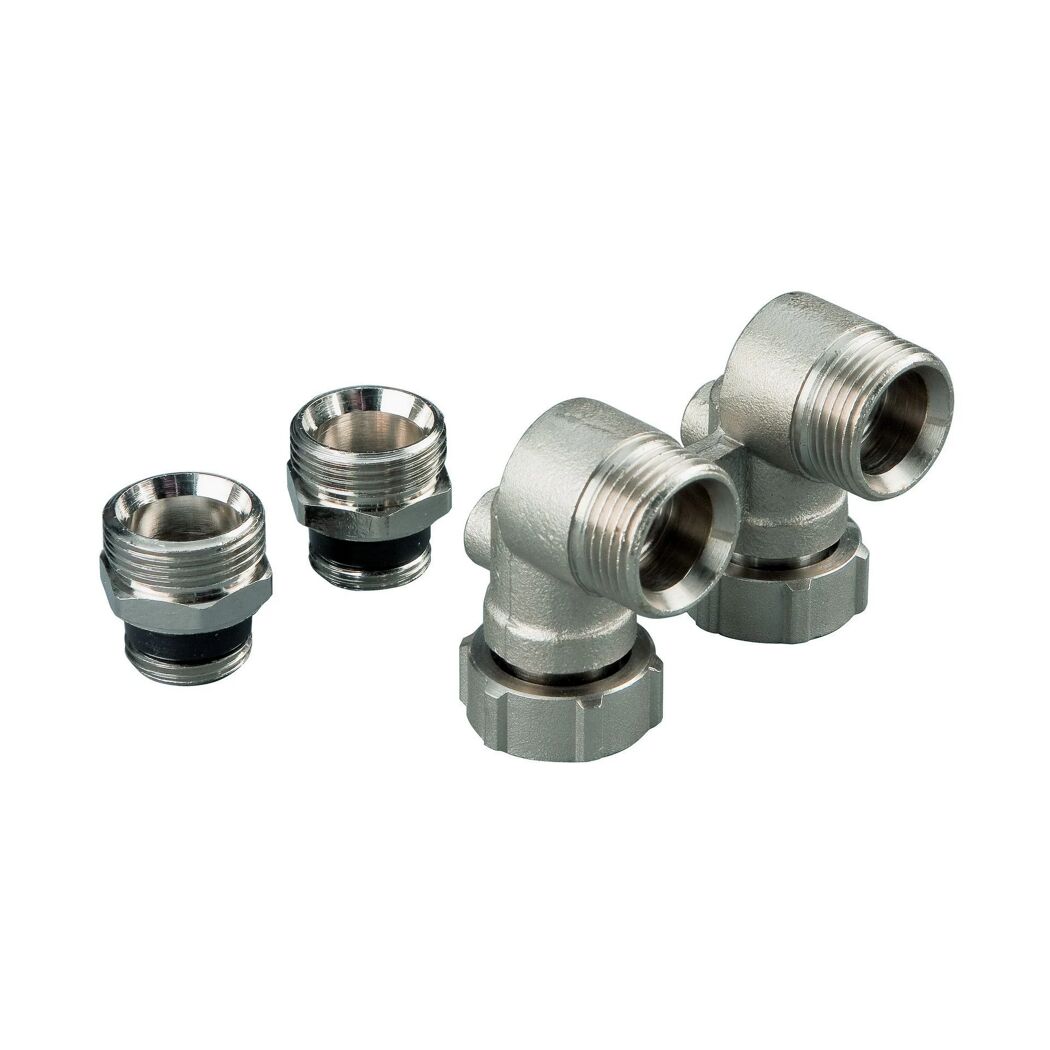 Doppelkugelhahn 21,3 mm 1/2" E-Form 2-Rohrsystem