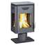 Kaminofen 'Trion' grau 8,1 kW