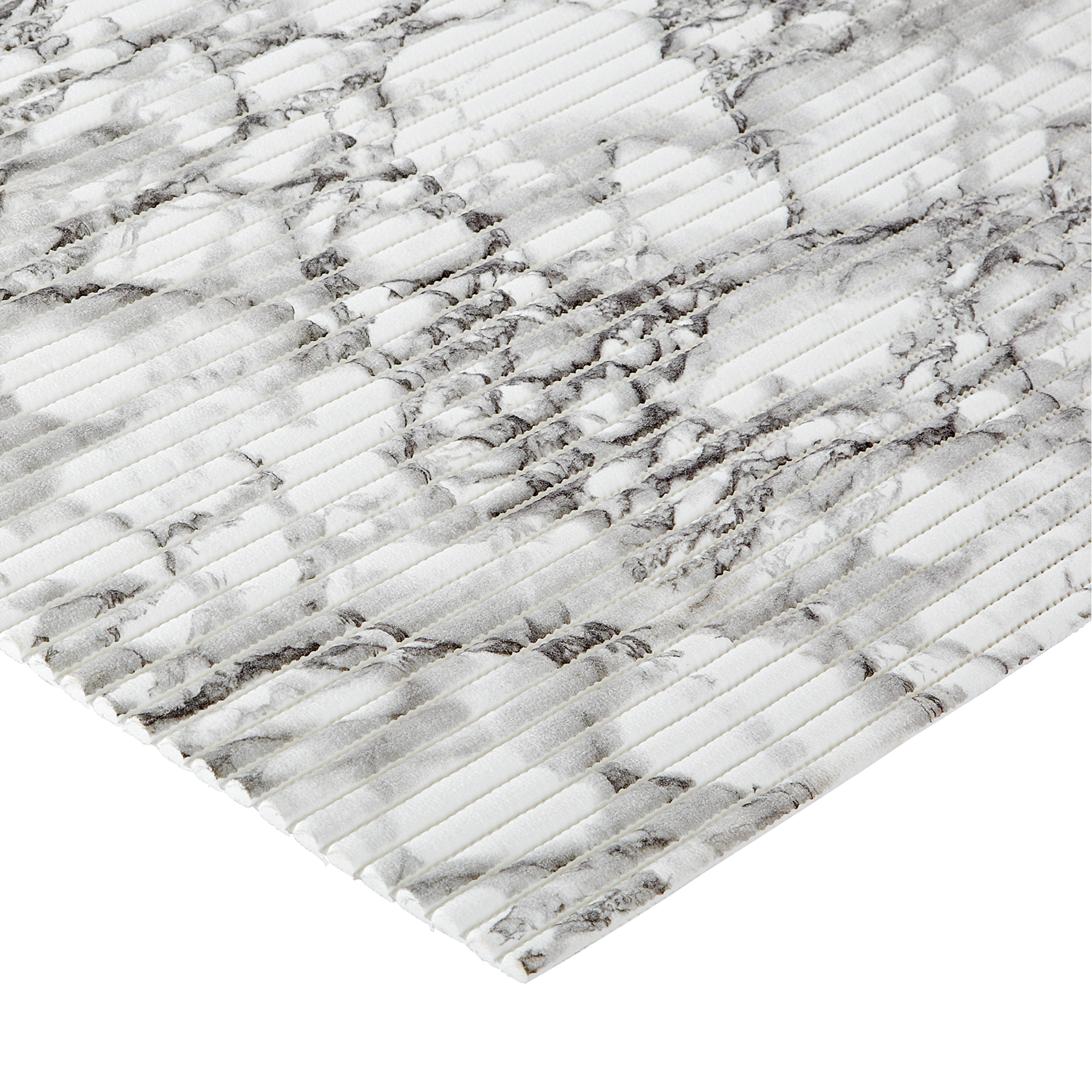 Matte "Comfort" Marmor-Optik weiß-grau 200 x 65 cm + product picture