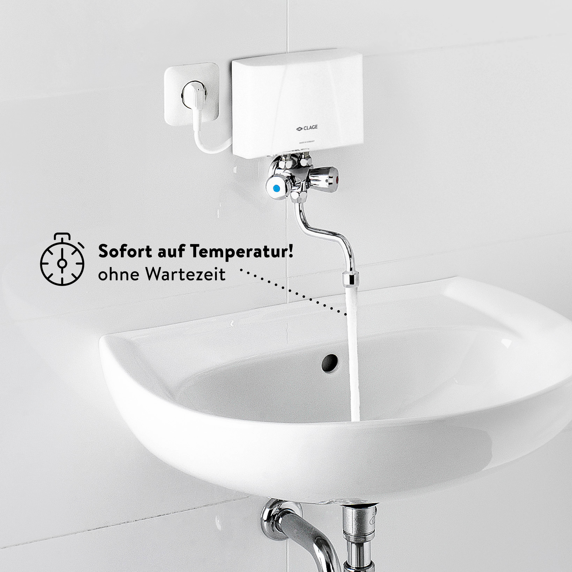 Klein-Durchlauferhitzer M3/SMB 3500 W