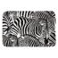 Verkleinertes Bild von Badteppich 'Zebra' schwarz-weiß 40 x 60 cm
